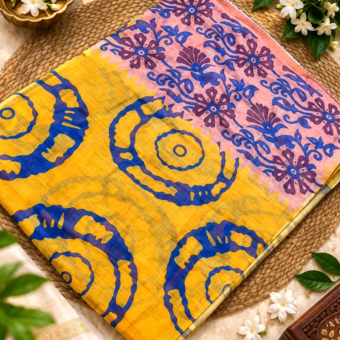 Restock New colours Linen saree