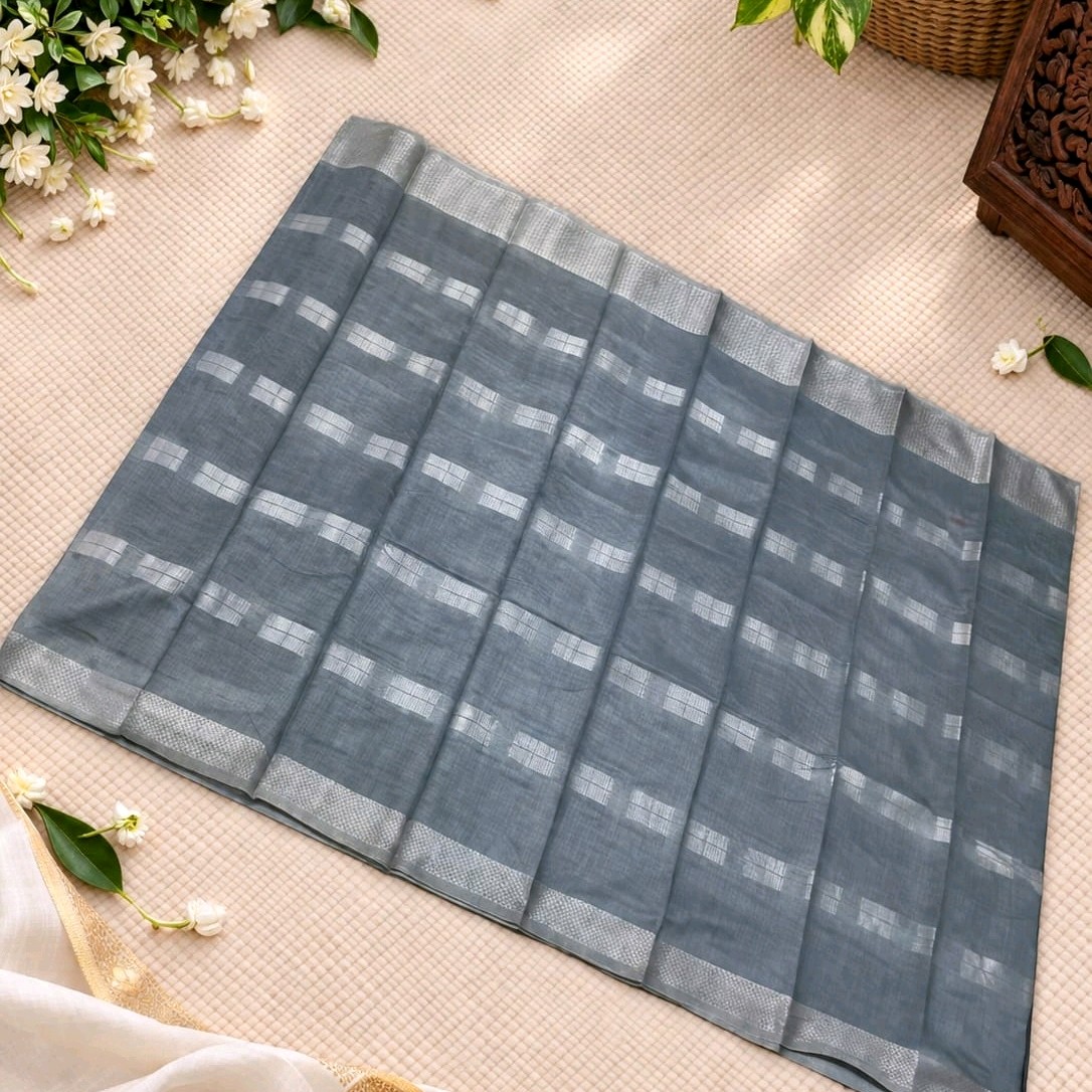 Chanderi cotton saree