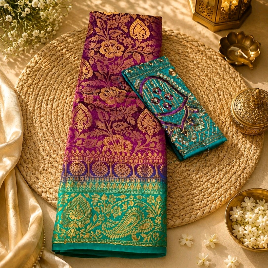 Fancy pattu saree
