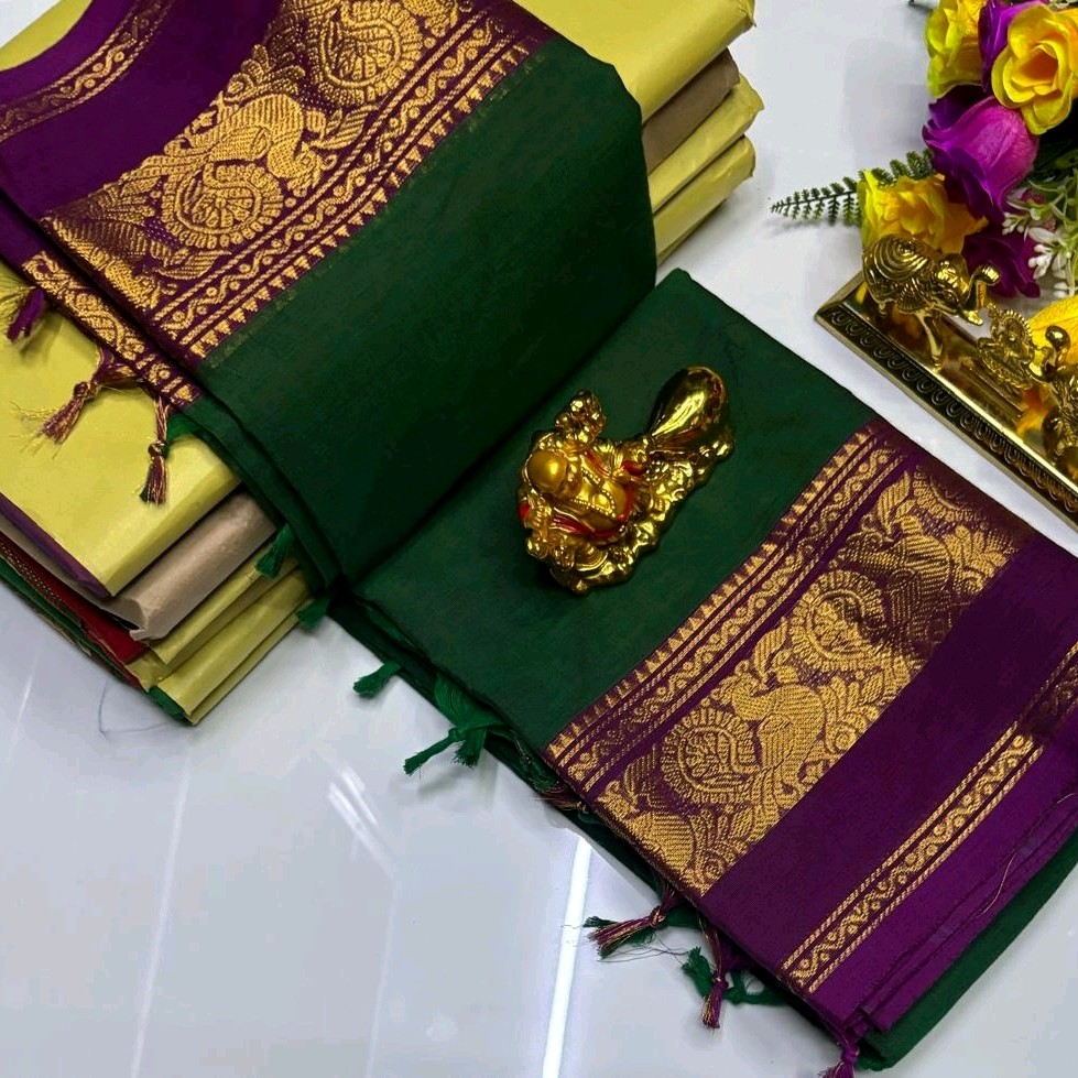 Trending chettinadu cotton saree