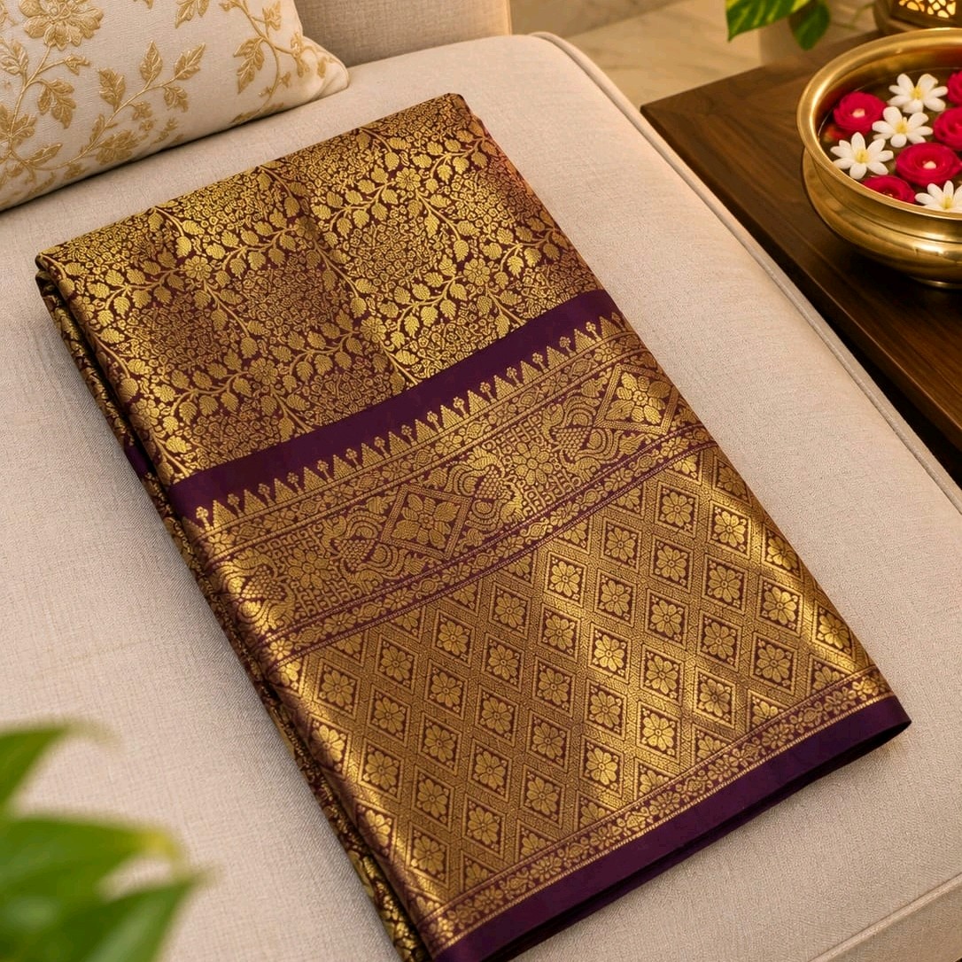 wedding silk saree