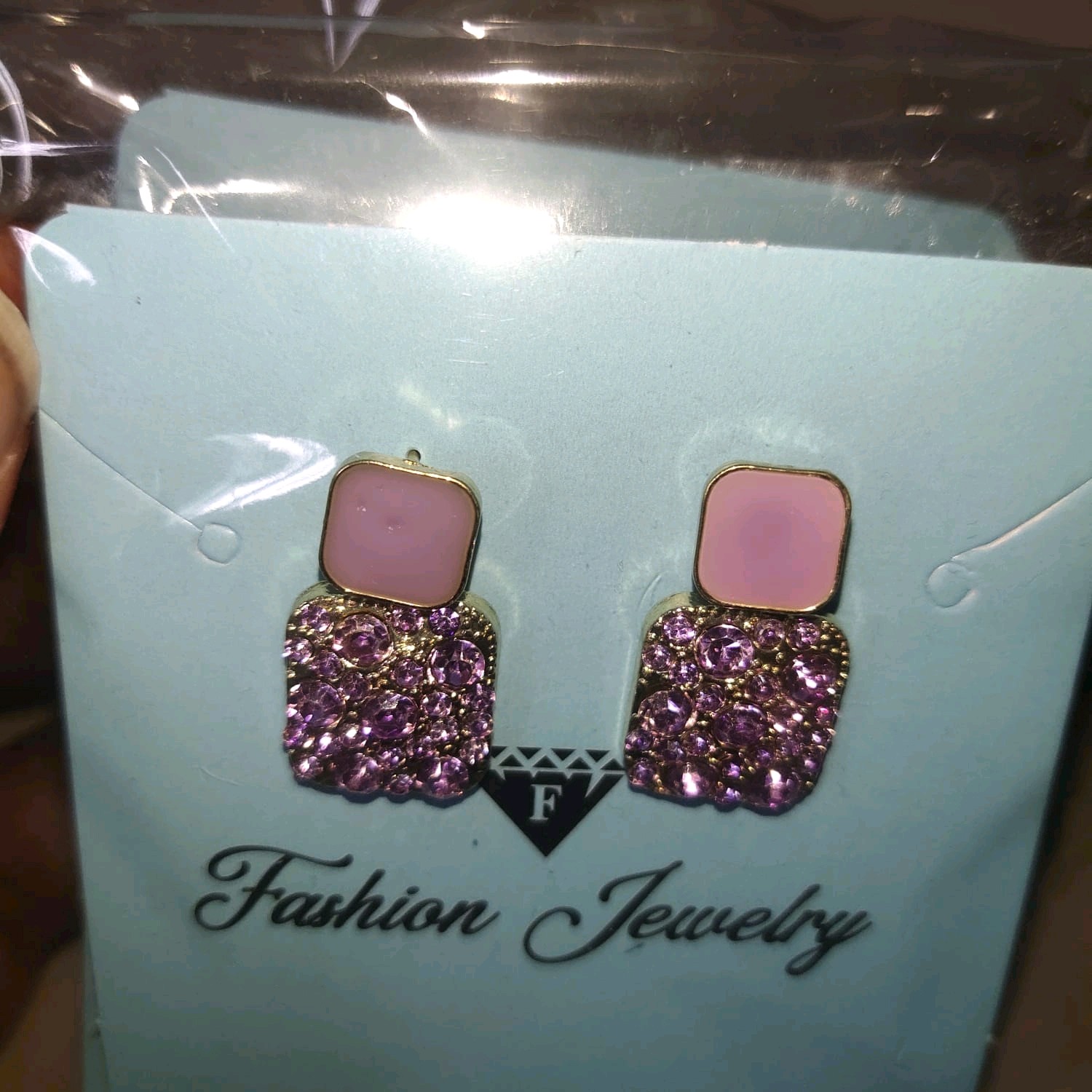 marble purple stone jewelry