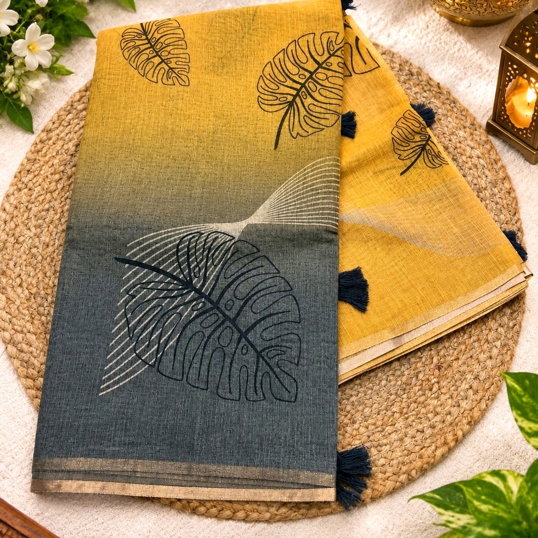 Premium  Linen Saree