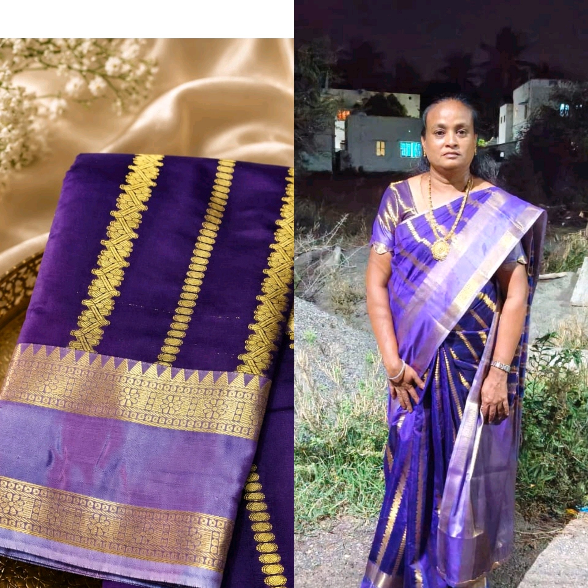 cotton silk saree