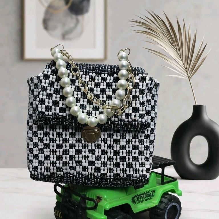 Hand made sling bag