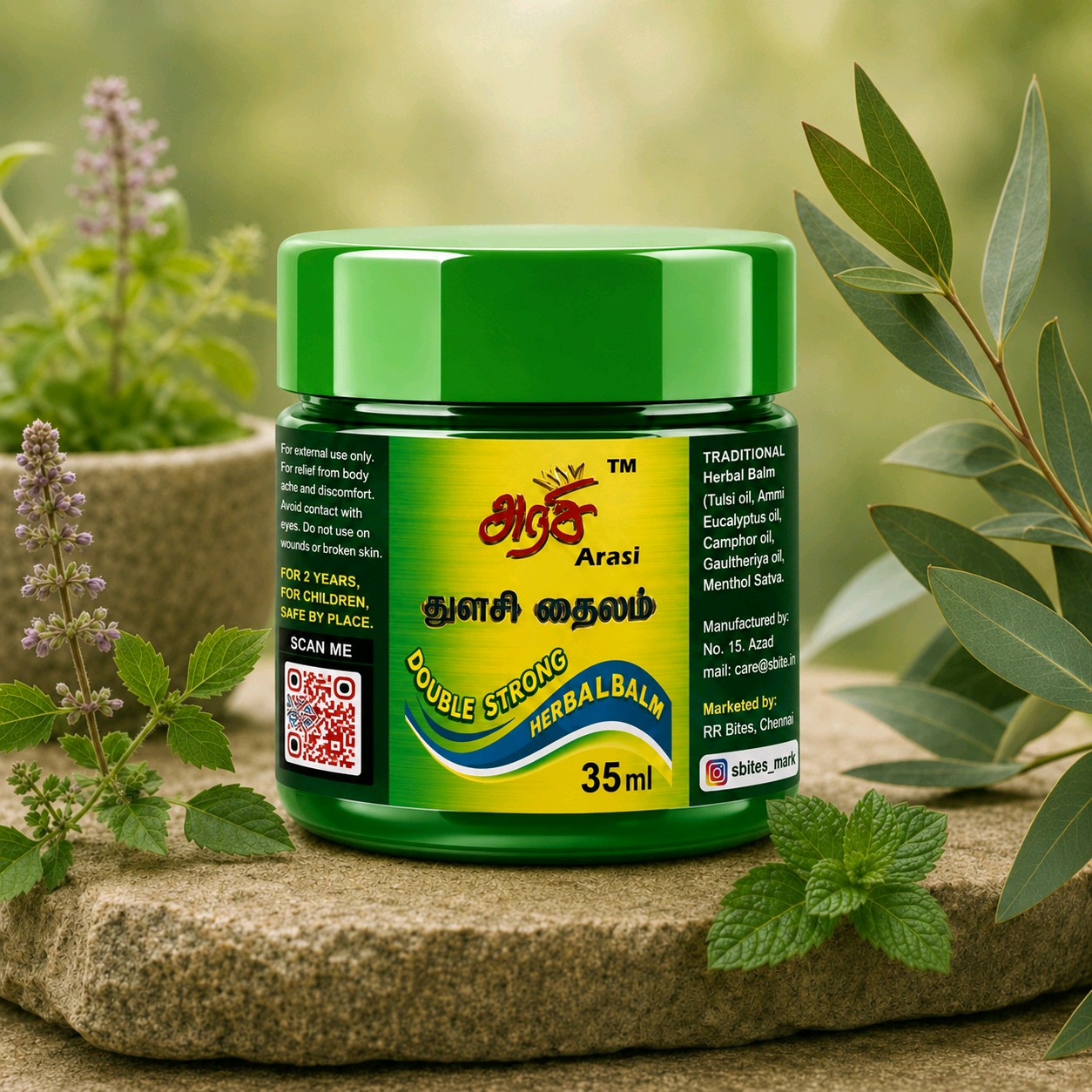Arasi Tulsi Thailam -Double Strong