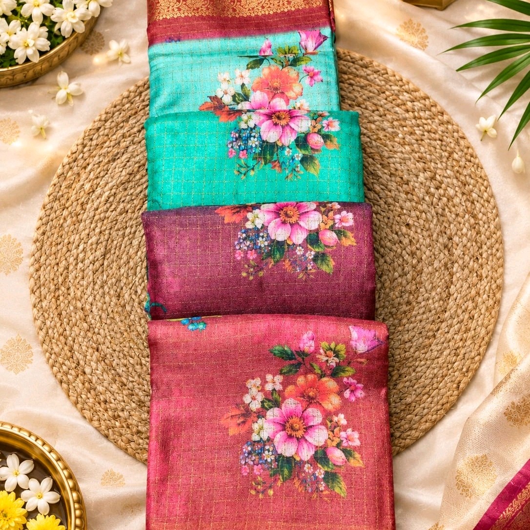Royal chex saree