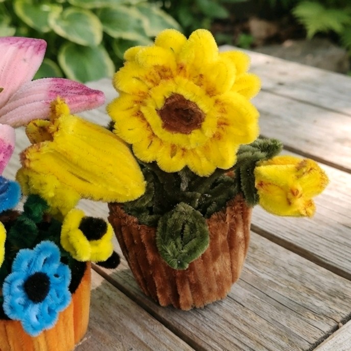 Hand made sunflower