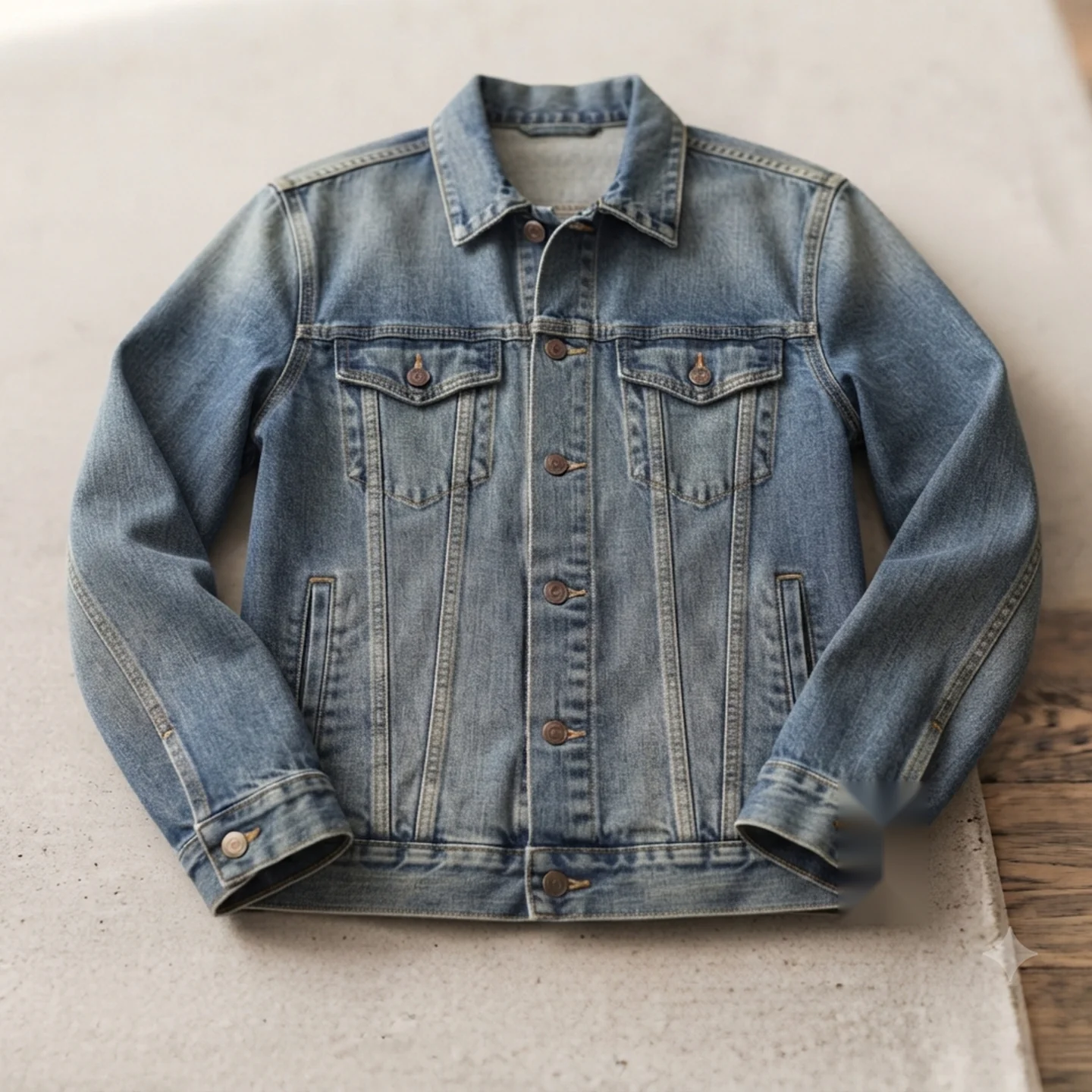 Washed Denim Jacket