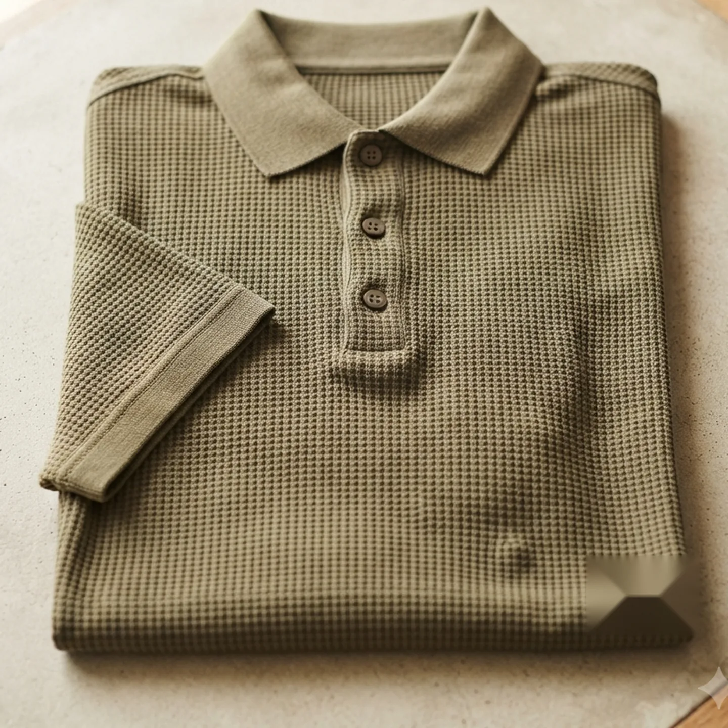 Textured Polo T-shirt