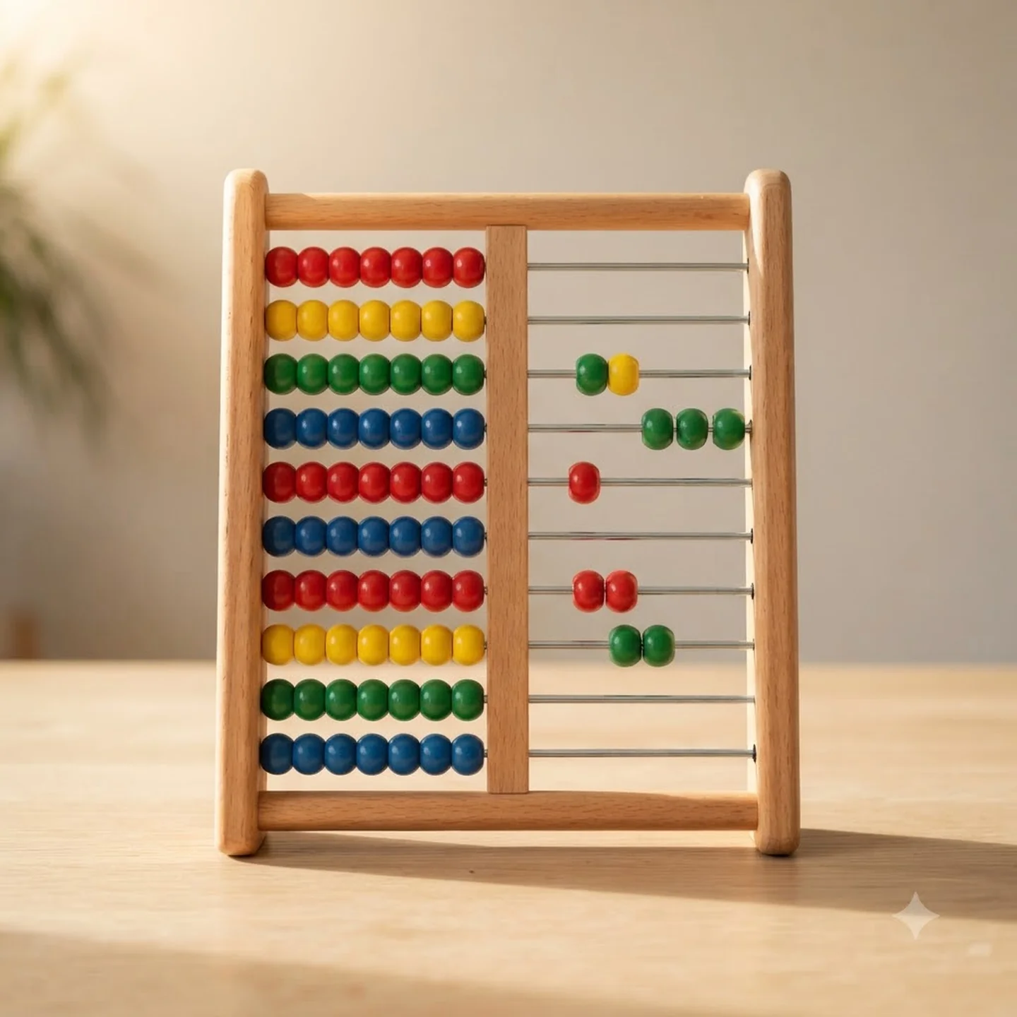 Wooden Abacus Counting Frame