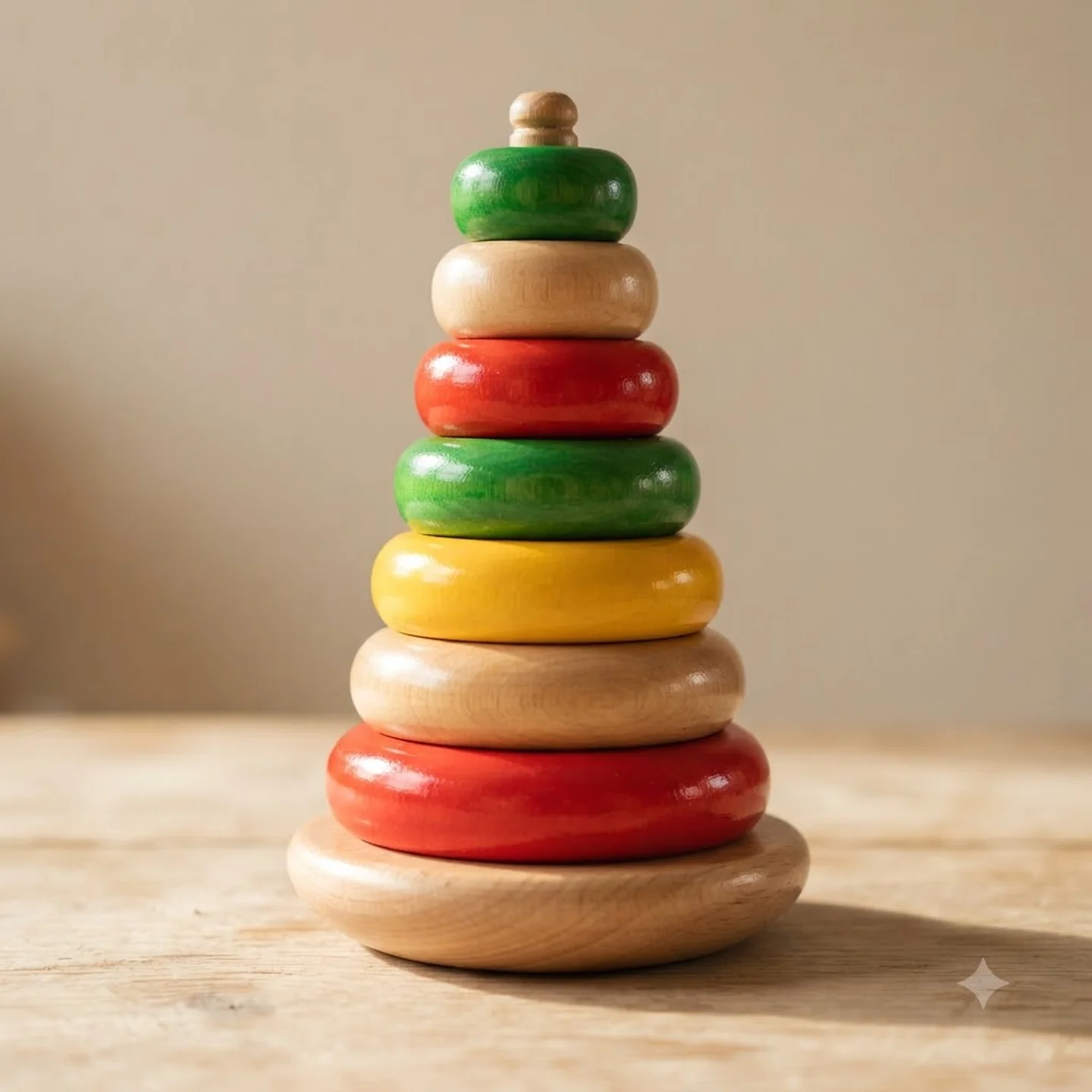 Channapatna Wooden Stacking Rings