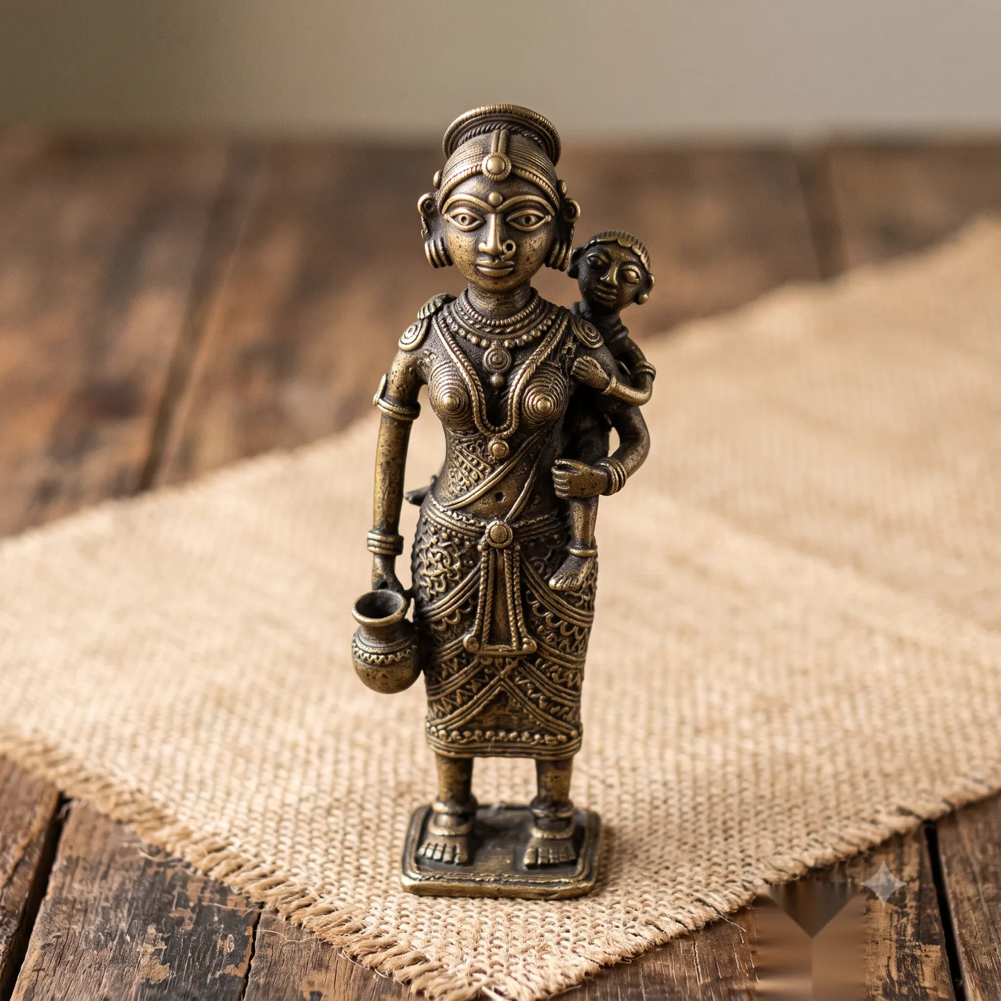 Dhokra Brass Figurine