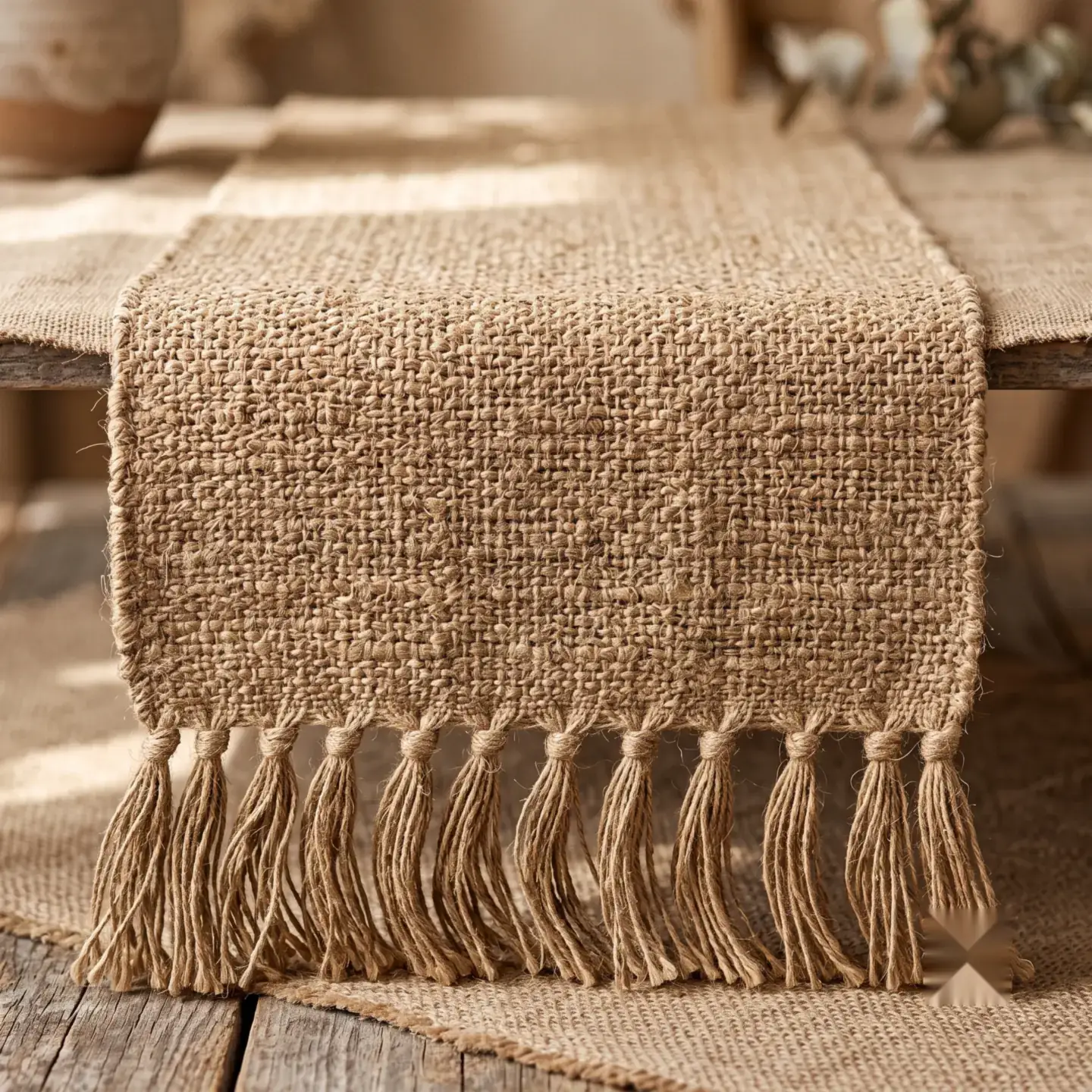 Handwoven Jute Table Runner