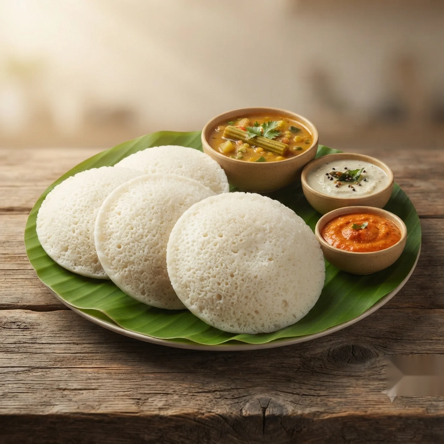 Soft Idli (4 pcs)