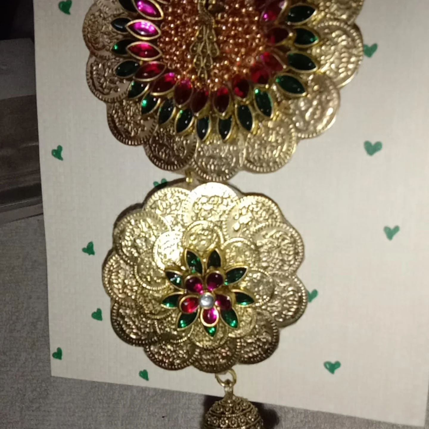 Lakshmi Coin Kundan Jada Billa Set