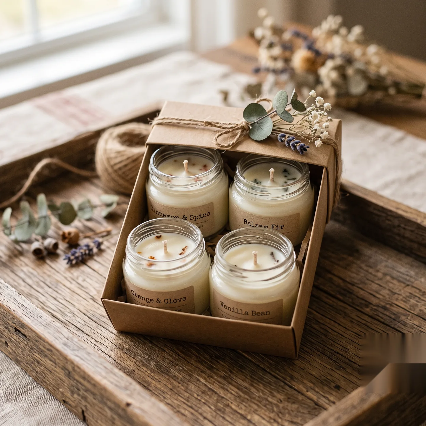Festive Mini Candle Set