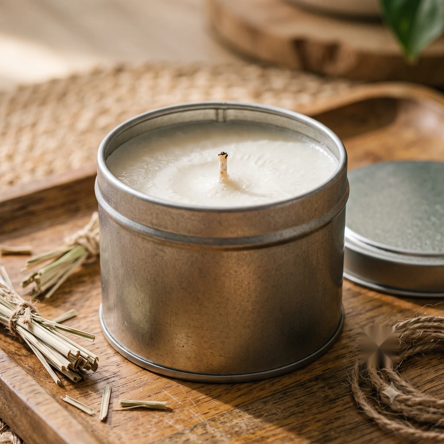 Lemongrass Tin Candle