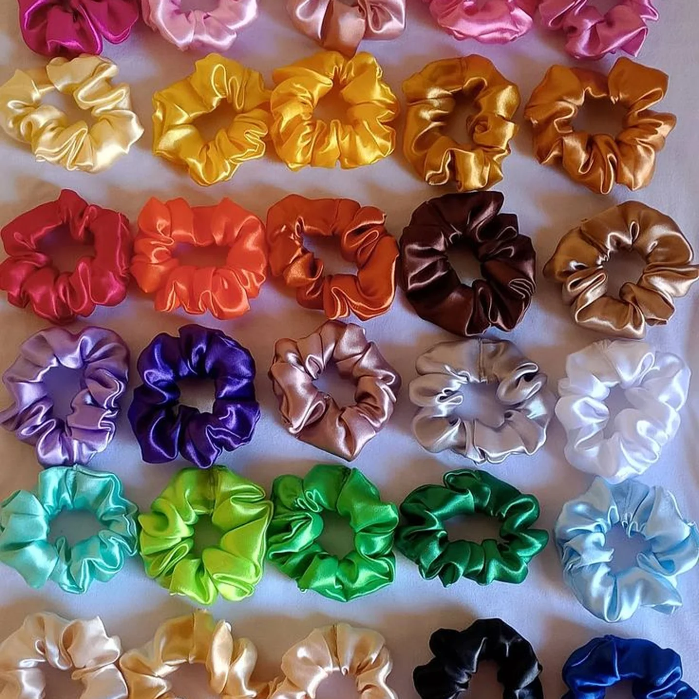 Satin Bow-Tail Scrunchie